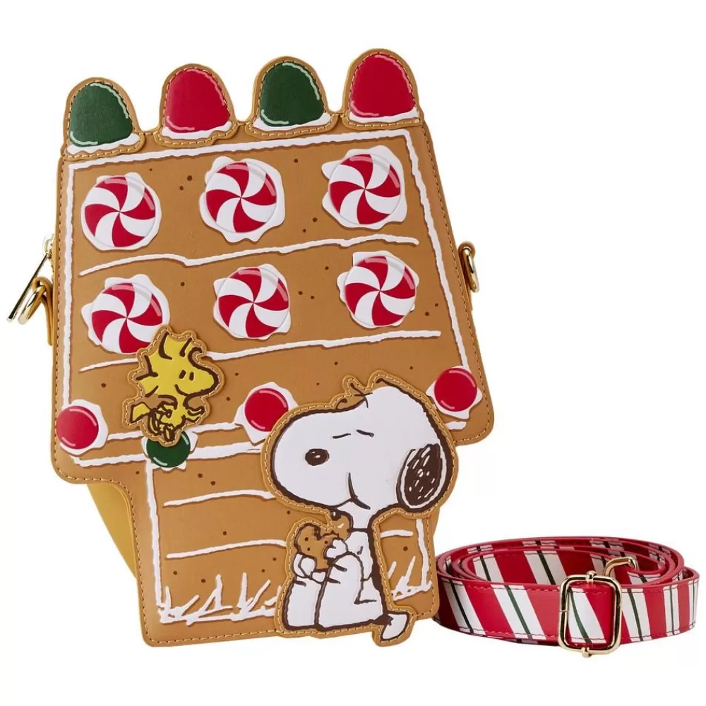 Peanuts Snoopy Gingerbread House Scented Crossbody Bag Discount