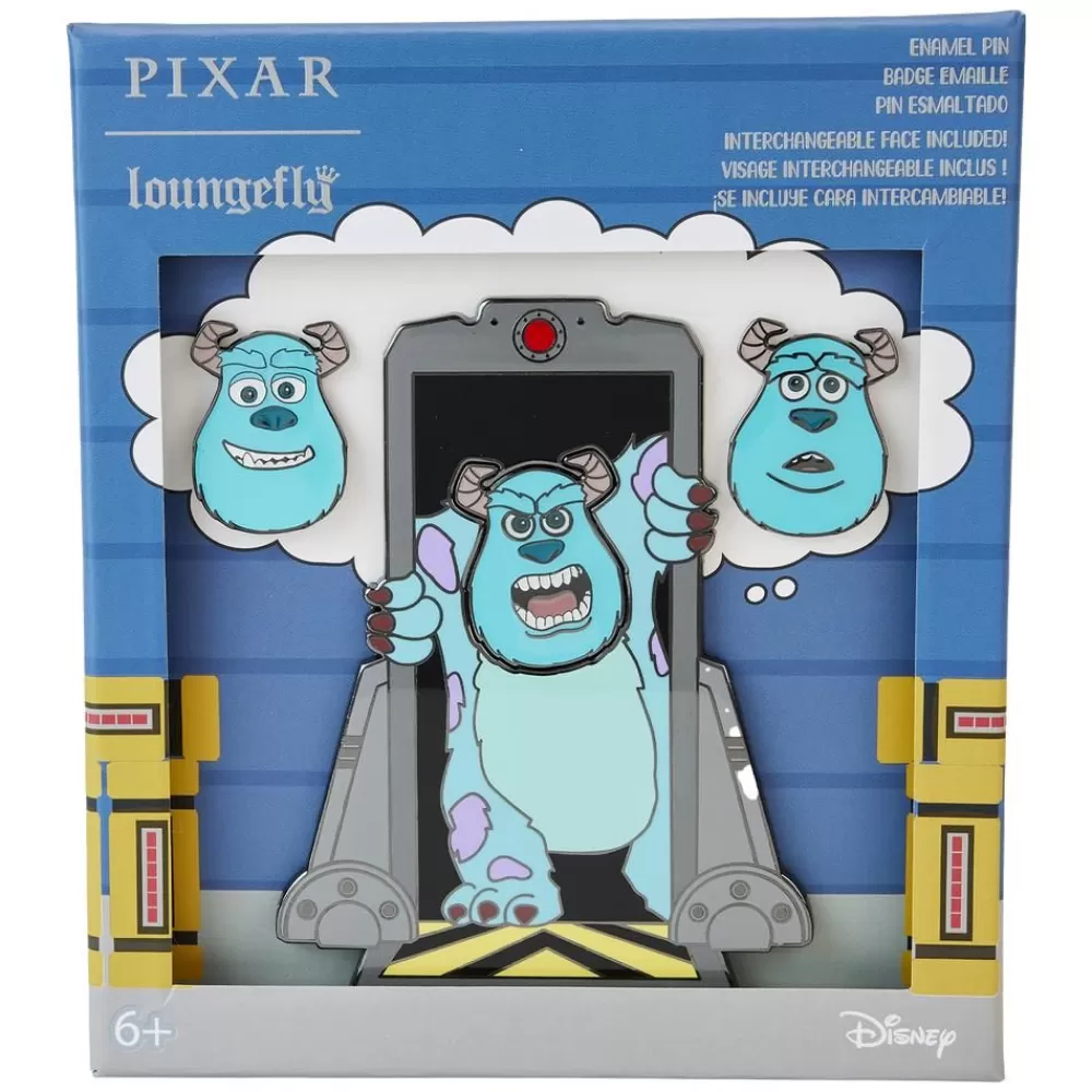 Pixar Sulley Door Mixed Emotions 4-Piece Pin Set Outlet