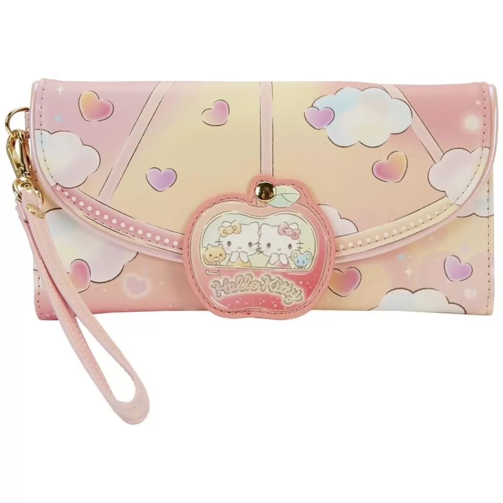 Sanrio Hello Kitty Carnival Flap Wristlet Wallet Clearance