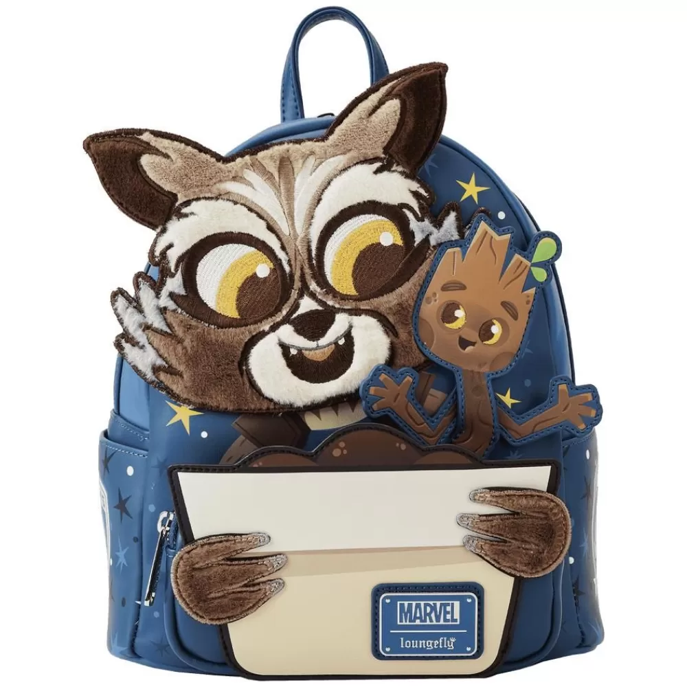 Marvel Sdcc Limited Edition Rocket And Groot Cosplay Mini Backpack Hot