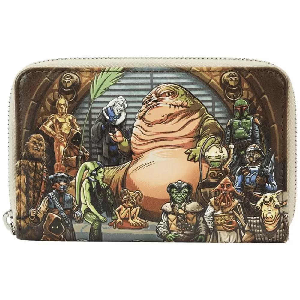 Star Wars : Return Of The Jedi Jabba'S Palace Zip Around Wallet Sale