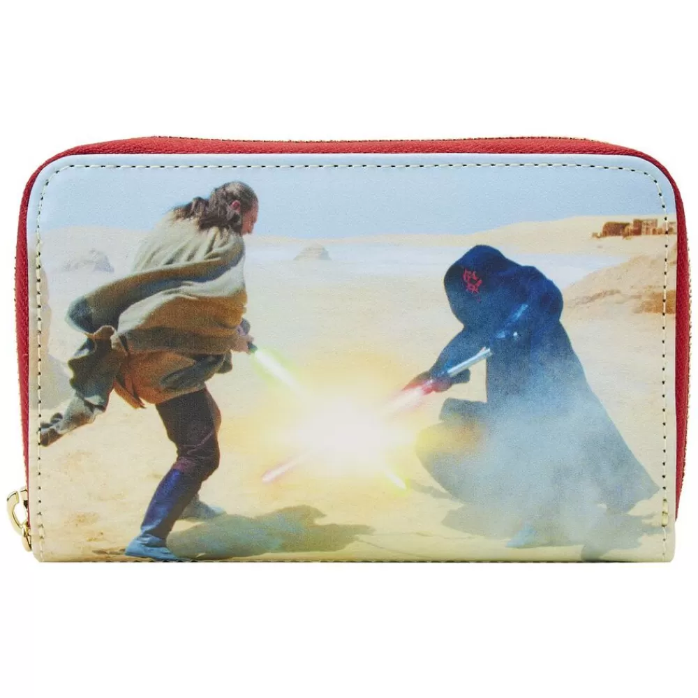 Star Wars : The Phantom Menace Final Frames Zip Around Wallet Fashion