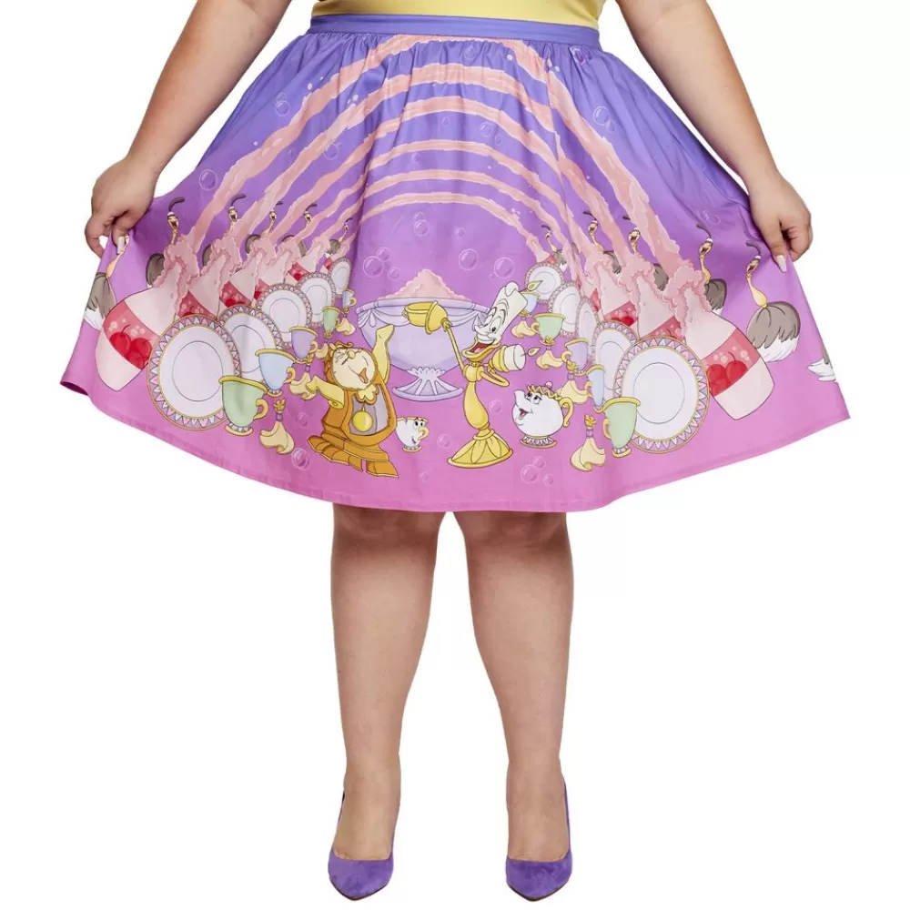 Disney Stitch Shoppe Beauty And The Beast Be Our Guest Sandy Skirt Cheap