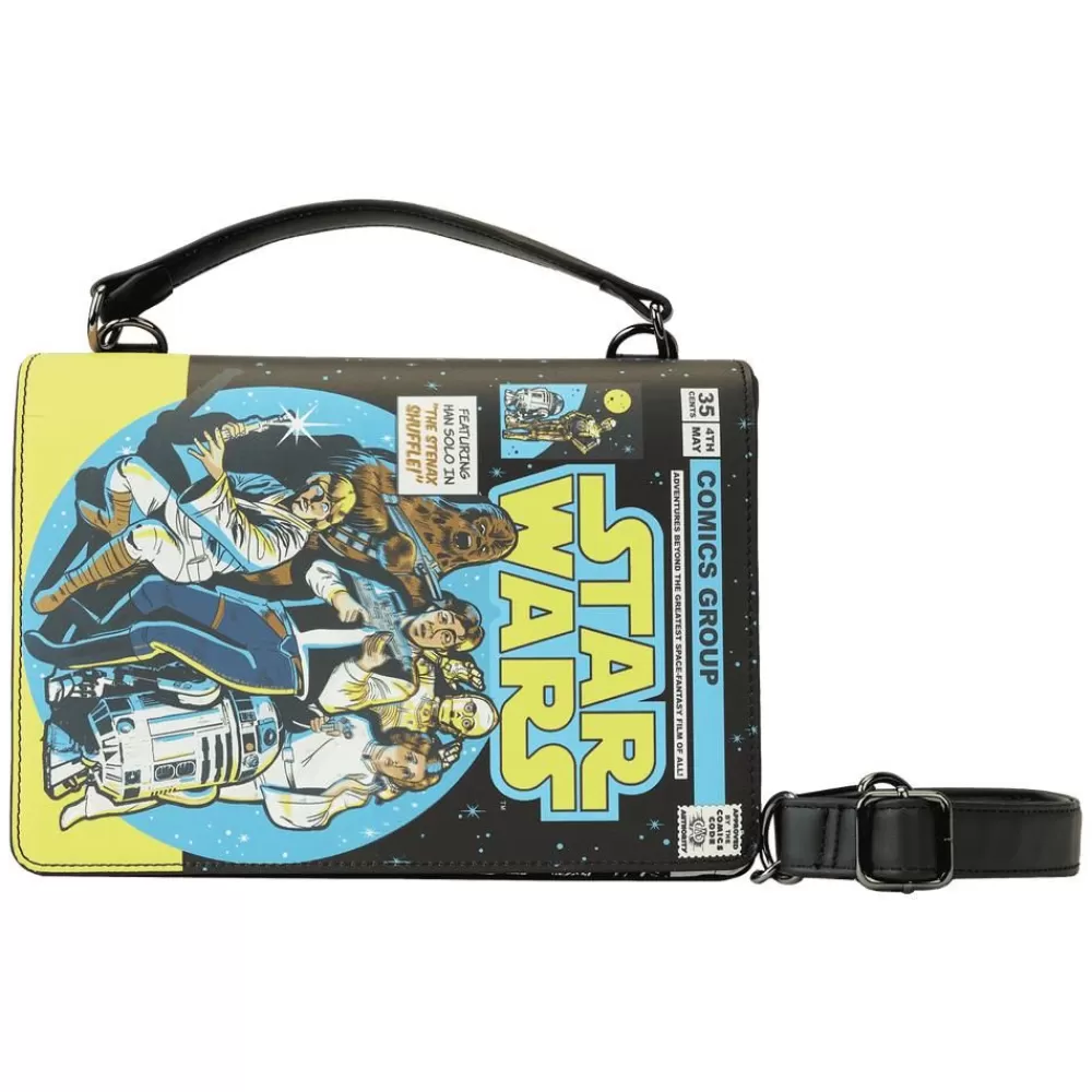 Star Wars Stitch Shoppe Dark Side Vs. Light Side Comic Book Crossbody Bag Fashion