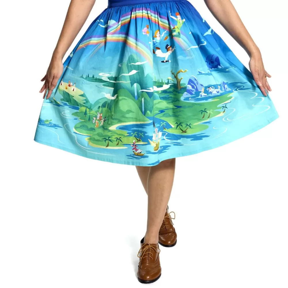 Disney Stitch Shoppe Peter Pan Neverland Sandy Skirt Outlet