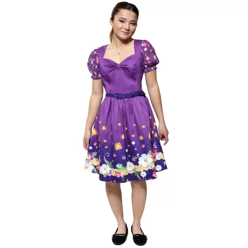 Disney Stitch Shoppe Rapunzel Floral Lantern Allison Dress Shop