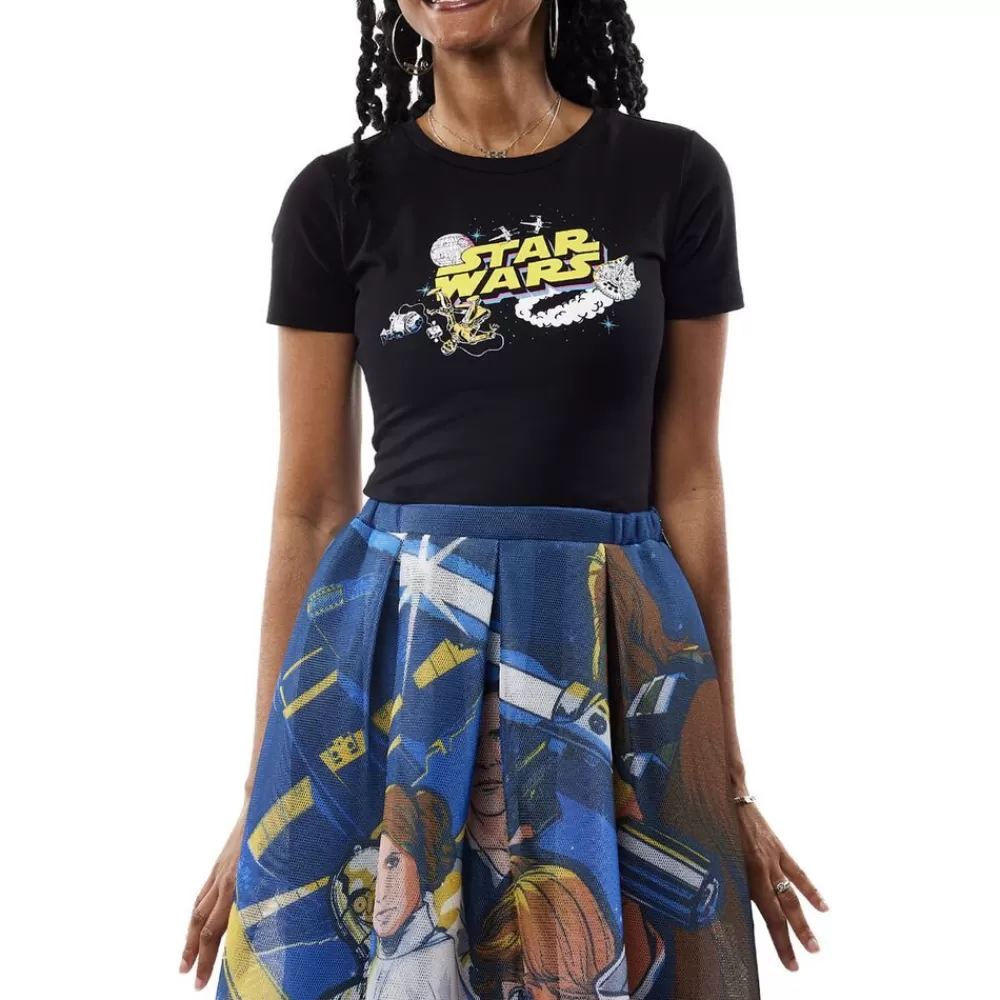 Star Wars Stitch Shoppe Space Logo Ariana Top Cheap