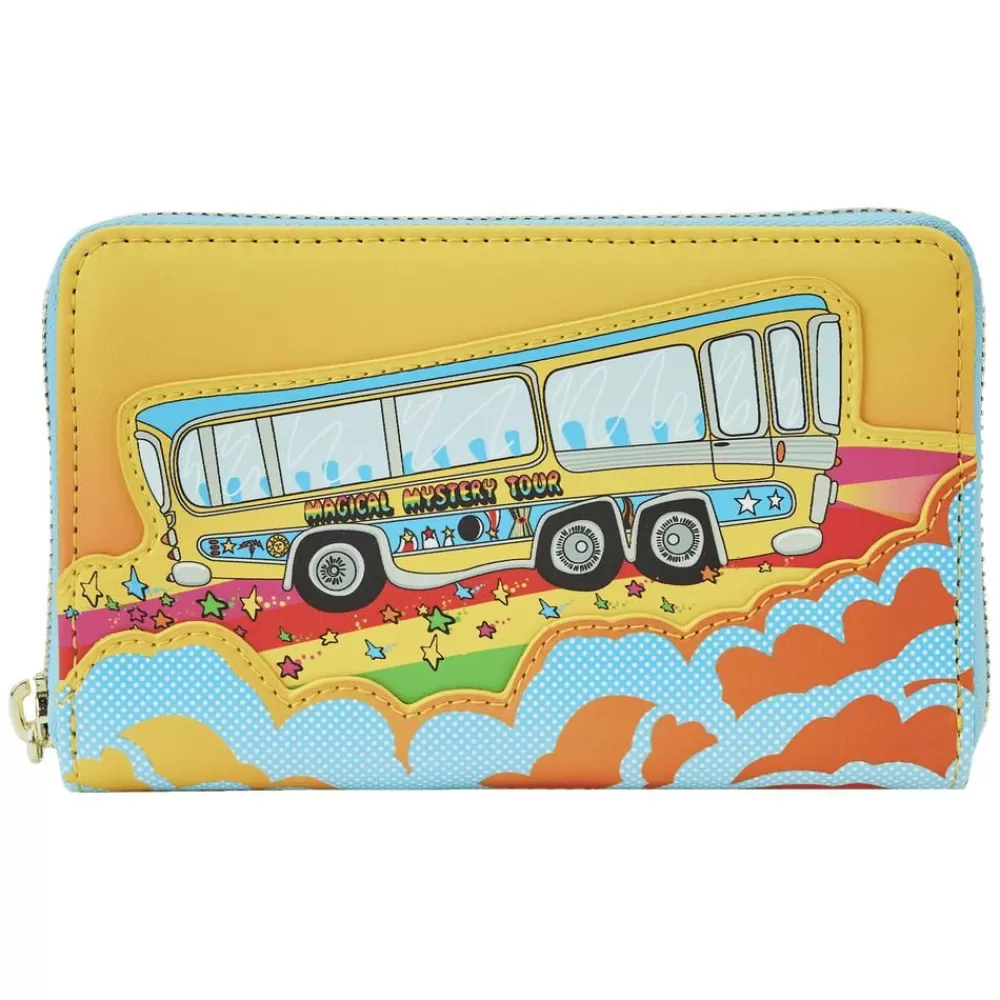 The Beatles Magical Mystery Tour Bus Zip Around Wallet Hot