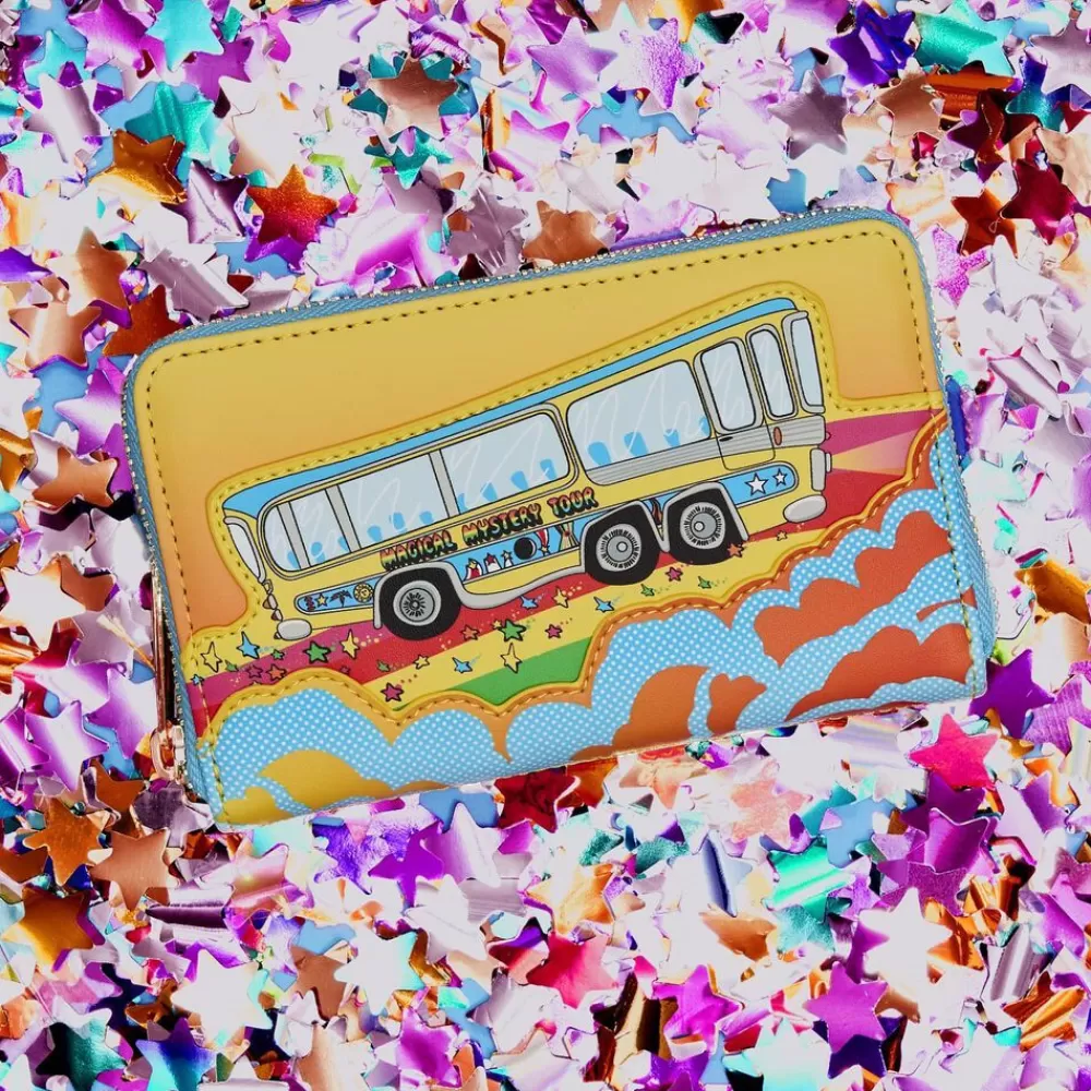 The Beatles Magical Mystery Tour Bus Zip Around Wallet Hot