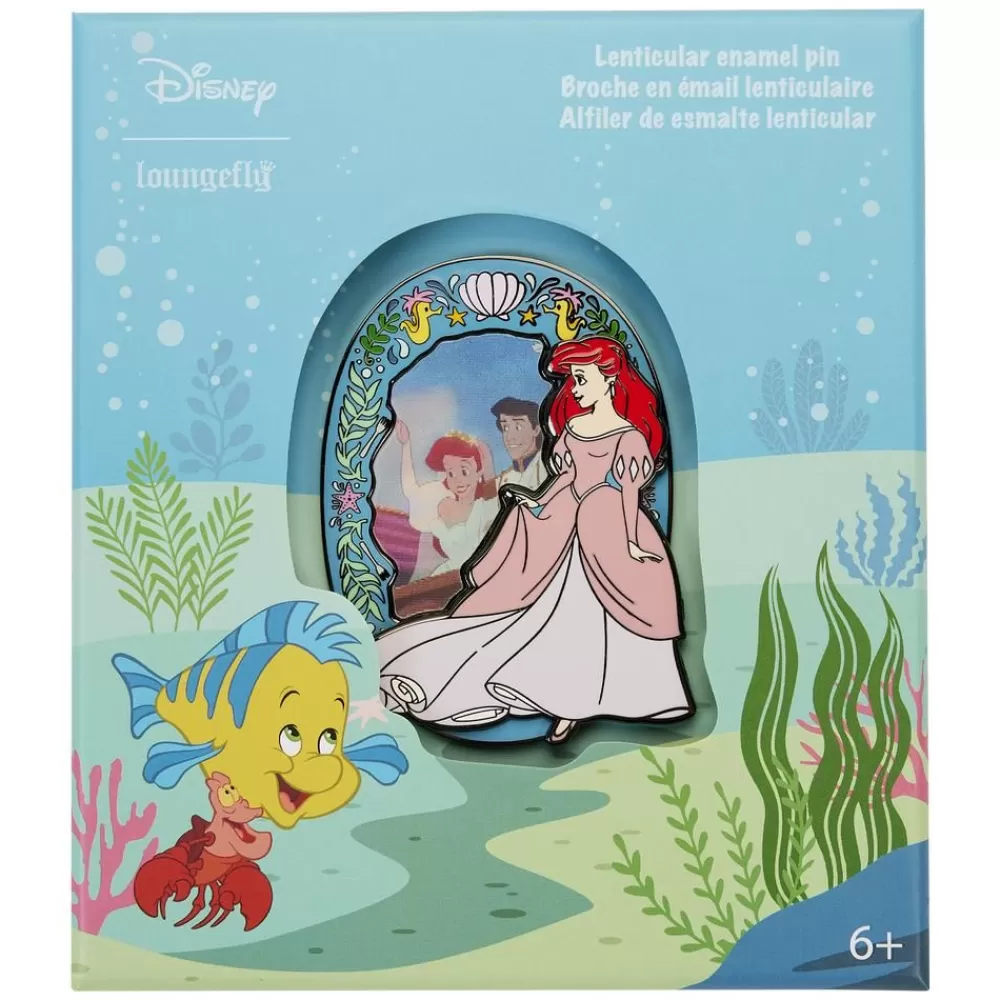 Disney The Little Mermaid Princess Series 3" Collector Box Lenticular Pin Discount