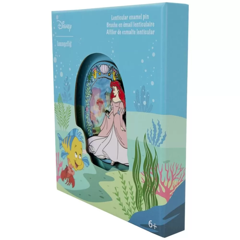 Disney The Little Mermaid Princess Series 3" Collector Box Lenticular Pin Discount