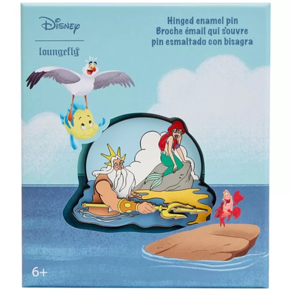 Disney The Little Mermaid Triton'S Gift Hinged Pin Online