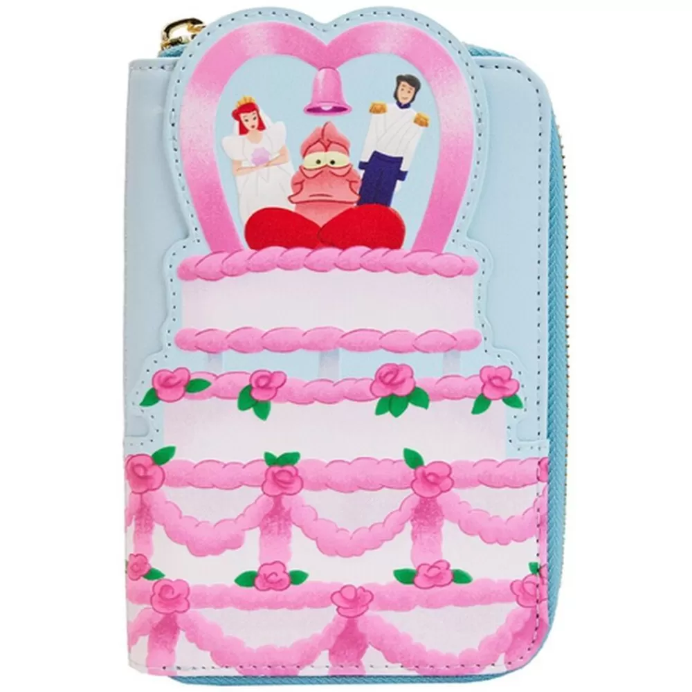 Disney The Little Mermaid Wedding Cake Zip Around Wallet Sale