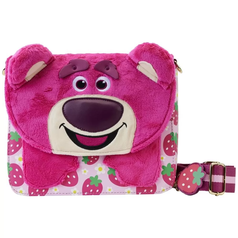 Pixar Toy Story Lotso Plush Berry Strap Crossbody Bag Best Sale