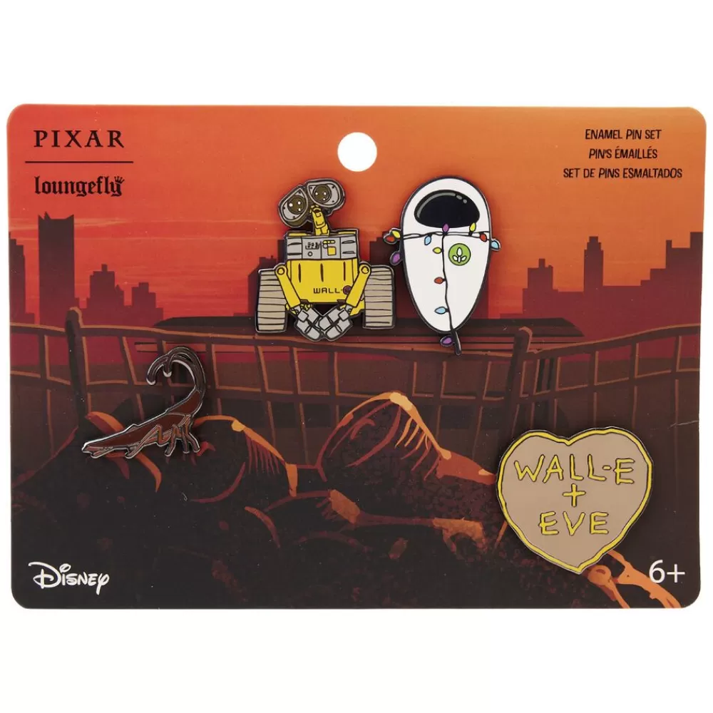 Pixar Wall-E Date Night 4Pc Pin Set Online