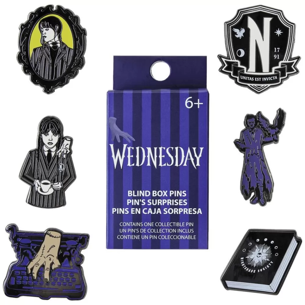 The Addams Family Wednesday Addams Nevermore Mystery Box Pin Best Sale